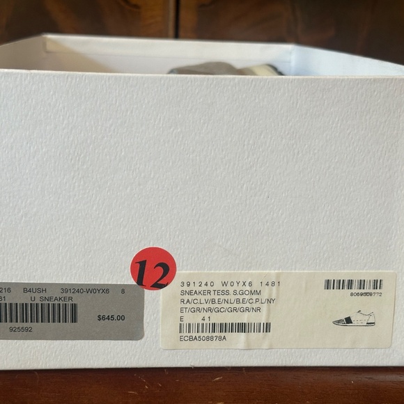 Balenciaga White/Grey Leather Mesh Neoprene Race Runner - Picture 9 of 11